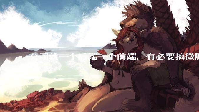 公司就一个后端一个前端，有必要搞微服务吗？